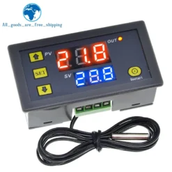Thermostat numérique à affichage LED W3230, 12V